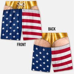 Fun Men's Beach Swim Trunks
